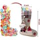 thumbnail image 2 of 3pcs Christmas Stockings 18 Inches Large Size Burlap Christmas Stocking With 3d Santa, Snowman, Reindeer Pattern Gifts For Family Christmas Decoration, 2 of 5