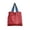 Red, variant on Reusable Shopping Tote Bag,Large Capacity Foldable Grocery Tote Bag Shoulder Bag,20X17 in （Black）