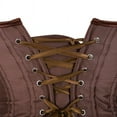 thumbnail image 5 of Corset Top For Women Bustier Lingerie for Women Stain Overbust Vintage Waist Cincher Brown M, 5 of 5