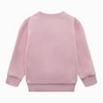 thumbnail image 2 of Toddler Girls Pink Crewneck Cat Print Sweatshirt Cute Fall Cotton Clothes 2T 203, 2 of 5