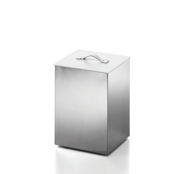 Ws Bath Collections Secioni 53431 Secioni 9" Paper Basket - Stainless Steel