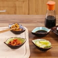 thumbnail image 2 of Plato de Sushi Artesanal en Forma de Hoja, Exquisitos Platos con Salsa para Momentos de Charcutería, 2 of 7