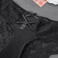 thumbnail image 3 of Sexy Lady Transparent Underwear Women Floral Lace Briefs Seamless Hollow Out Panties, 3 of 7