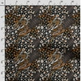 thumbnail image 3 of Soimoi Animal Skin Printed, Cotton Fleece Fabric By The Yard- Sewing Diy Stretch Fabric 56 Inches Wide Warmfabric For Hats, Coats, Gloves, Blankets - Black, 3 of 5