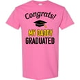 thumbnail image 3 of Inktastic Congrats My Daddy Graduated with Cap T-Shirt, 3 of 5