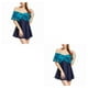 thumbnail image 1 of Qarigey Trajes De Baño Mujer Cómodos - Para Días Largos En La Piscina Trajes De Baño Mujer Trajes De Baño Traje De Baño Playa Canglan Canglan lago azul F US18 2piezas, 1 of 6