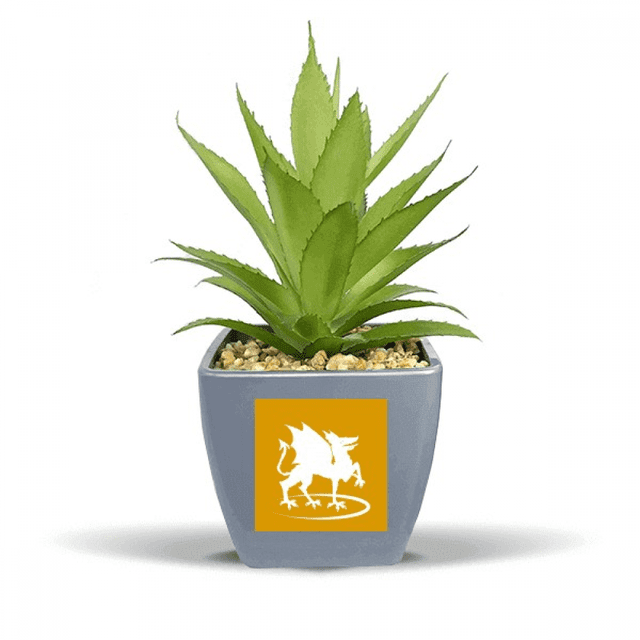 Pot de Fleurs Ananas Faux Externe Capacité Féroce Dieux des Flammes Vase Mini Décor
