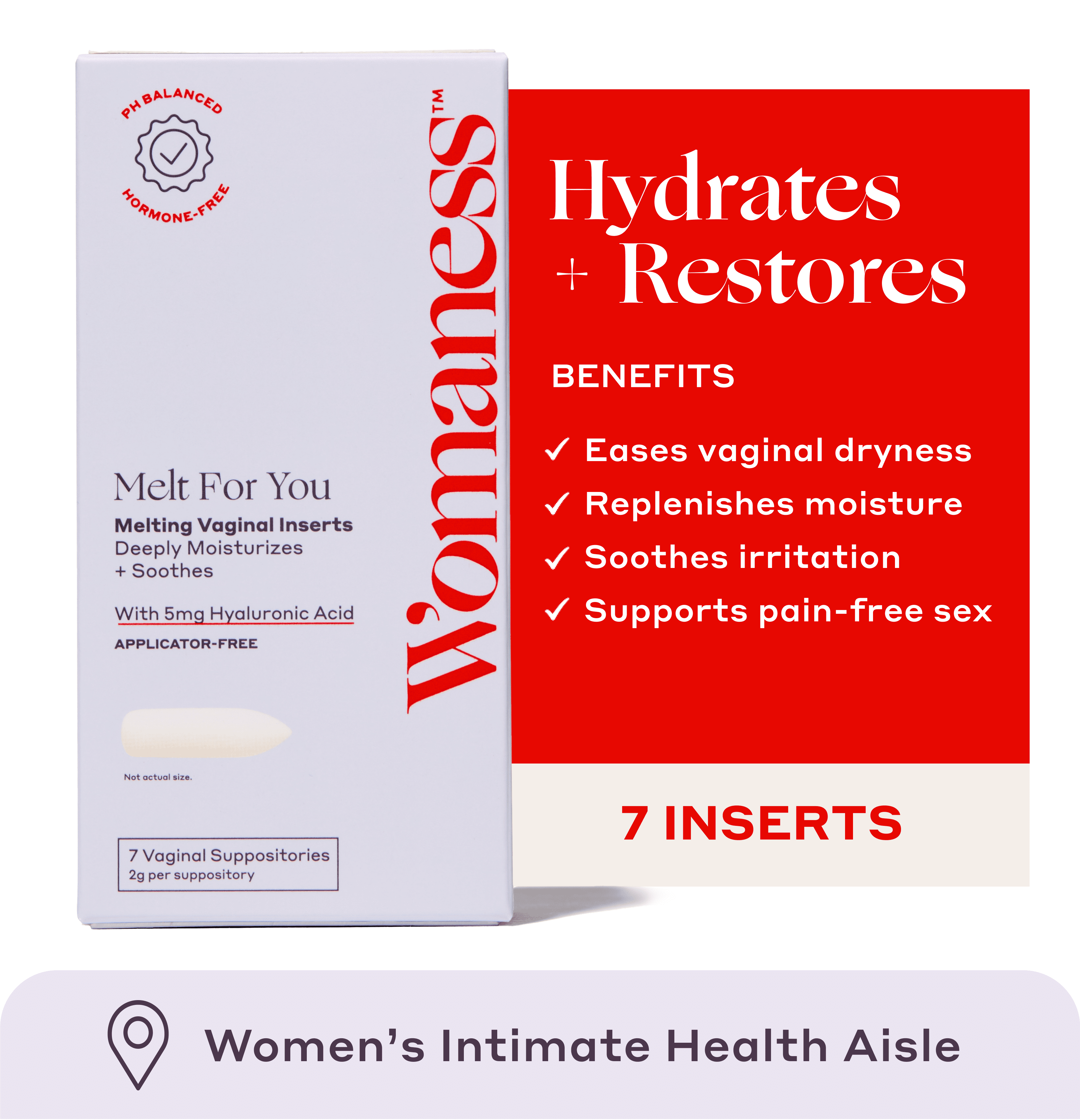 refresh vaginal lubricant Good Clean Love Restore Moisturizing Lubricant (2 fl oz) – Smallflower main image 1