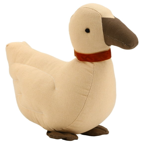 Cotton Duck, Room Decorated Soft Cute Animal Duck Pillow Toy  For Bedroom Brown