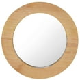 thumbnail image 1 of vidaXL Miroir Mural 40 cm Rond en Teck, 1 of 4