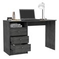 thumbnail image 6 of Andalucia 3 Drawer Computer Desk, One Shelf, 6 of 11