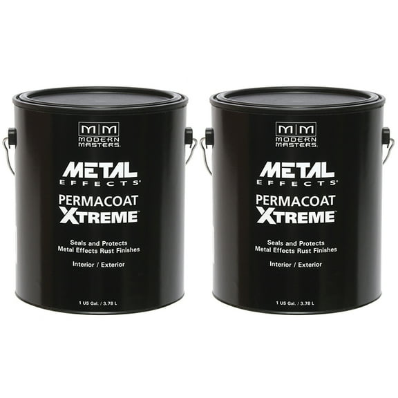 2 Pack of 1 gal Modern Masters AM204 Clear Metal Effects Permacoat Xtreme Sealer