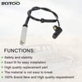 thumbnail image 2 of SCITOO 1PCS Left Right Front ABS Wheel Speed Sensor ALS1438 Fit for 1995 1996 1997 1997 1998 for BMW 740i, 2 of 4