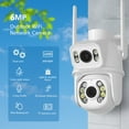 thumbnail image 4 of Dual Lens HD 6MP WiFi IP Camera Wireless Outdoor CCTV PTZ Home Security IR ICSEE, 4 of 23