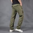 thumbnail image 4 of DPTALR Men's Summer Style Outdoor Multi-Pocket Overalls Straight Sports Pants, 4 of 5