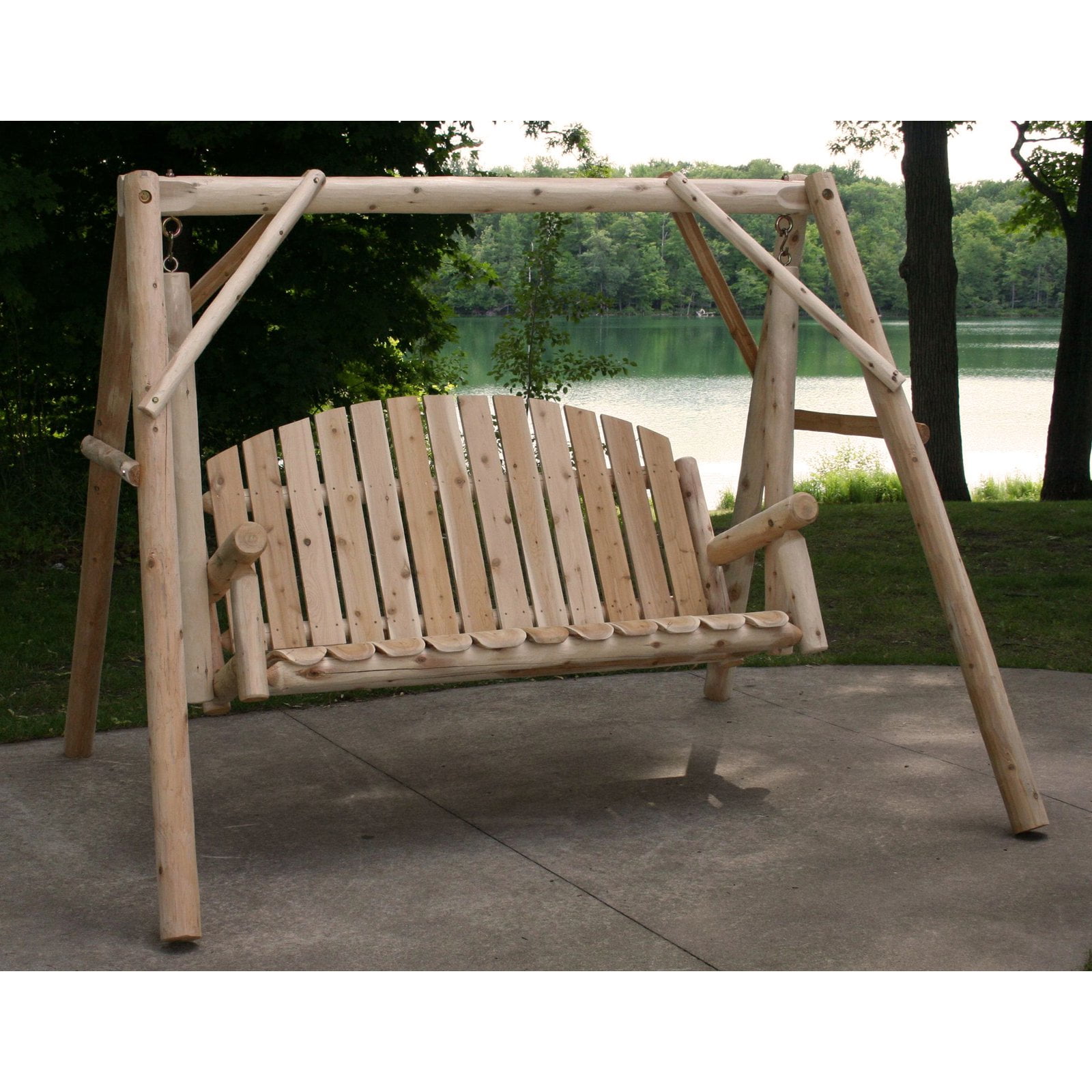 Lakeland Mills Country Garden Porch Swing With Stand