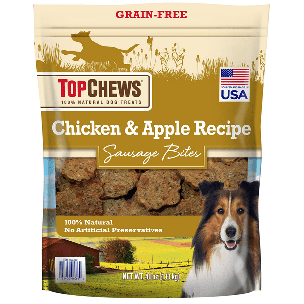 Top Chews Chicken & Apple Recipe 100 Natural Dog Treats