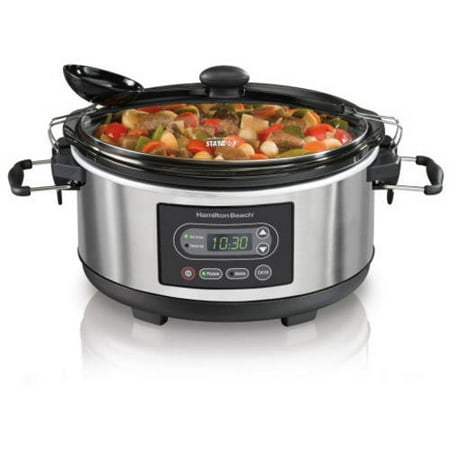 UPC 040094339570 product image for Hamilton Beach Stay or Go 5-Quart Programmable Slow Cooker  Model# 33957 | upcitemdb.com