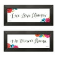 thumbnail image 1 of Gango Home Decor Contemporary La La Llama VIII & IX by Jenaya Jackson (Ready to Hang); Two 18x6in Black Framed Prints, 1 of 5