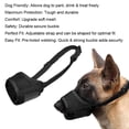 thumbnail image 3 of Pet Dog Muzzles, Adjustable Breathable Dog Mouth Cover, Anti Bark Bite Mesh Dogs Mouth Muzzle Mask, Soft Mesh Muzzle for Small Medium Large Dogs O2F2, 3 of 8