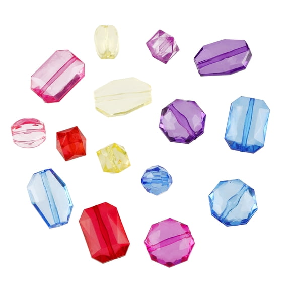 12 Packs: 40 ct. (480 total) Rainbow Gem Beads by Creatology