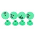 thumbnail image 2 of 001-100 Numbered Ear Tag Round Animal Identification Card Farm Livestock Accessory Green, 2 of 14