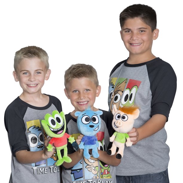 Hobby Kids Plush Bundle 3 Pack including HobbyPig, HobbyFrog