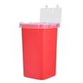 thumbnail image 4 of Tattoo Medical Plastic Sharps Container Biohazard Needle Disposal 1L Size Waste Box Red, 4 of 8