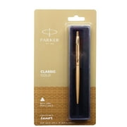 Parker Classic Gold Trim Ball Pen Best pen for professionals, students Pack of 2 Set