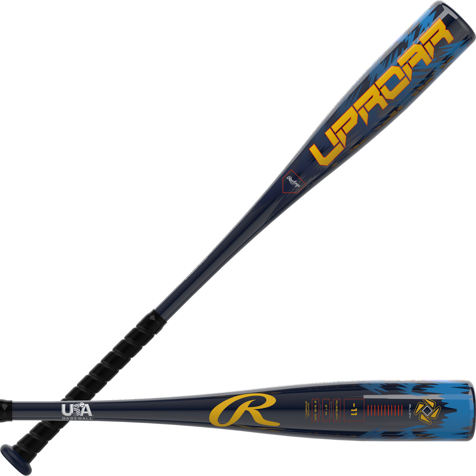 Rawlings Uproar USA Youth Baseball Bat, 27 inch (-11)