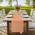 thumbnail image 4 of Table Runners 72 Inches Long Dress Scarves, Orange Plaid Farmhouse Kitchen Table Runner, Coffee Tablerunners, Modern Farmhouse Simple Abstract Stripes 14x72 Inch, 4 of 9