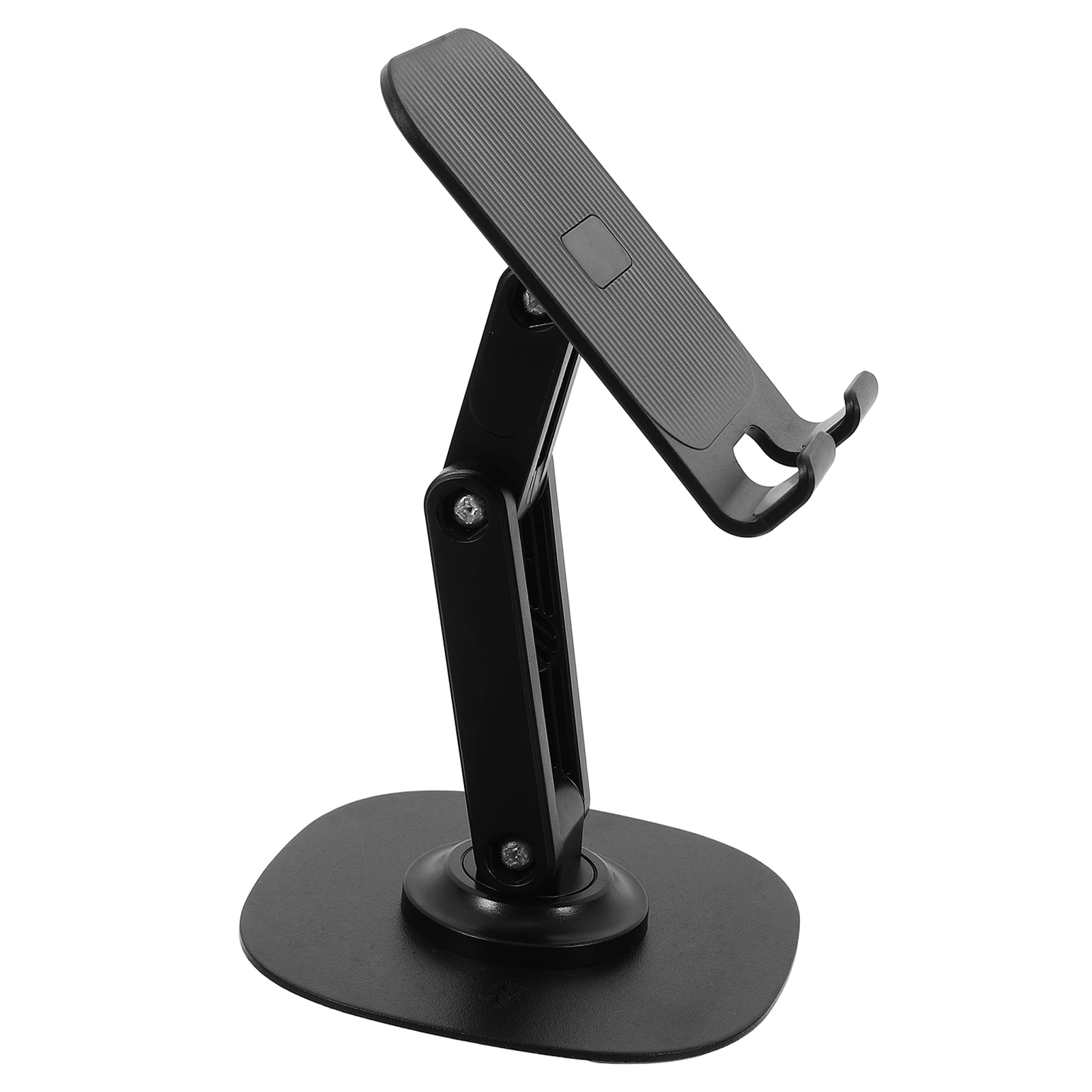Nicehomfit Black ABS Desk Cell Phone Holder with Minimalist Design 1 Pack - Stable and Compact Phone Stand