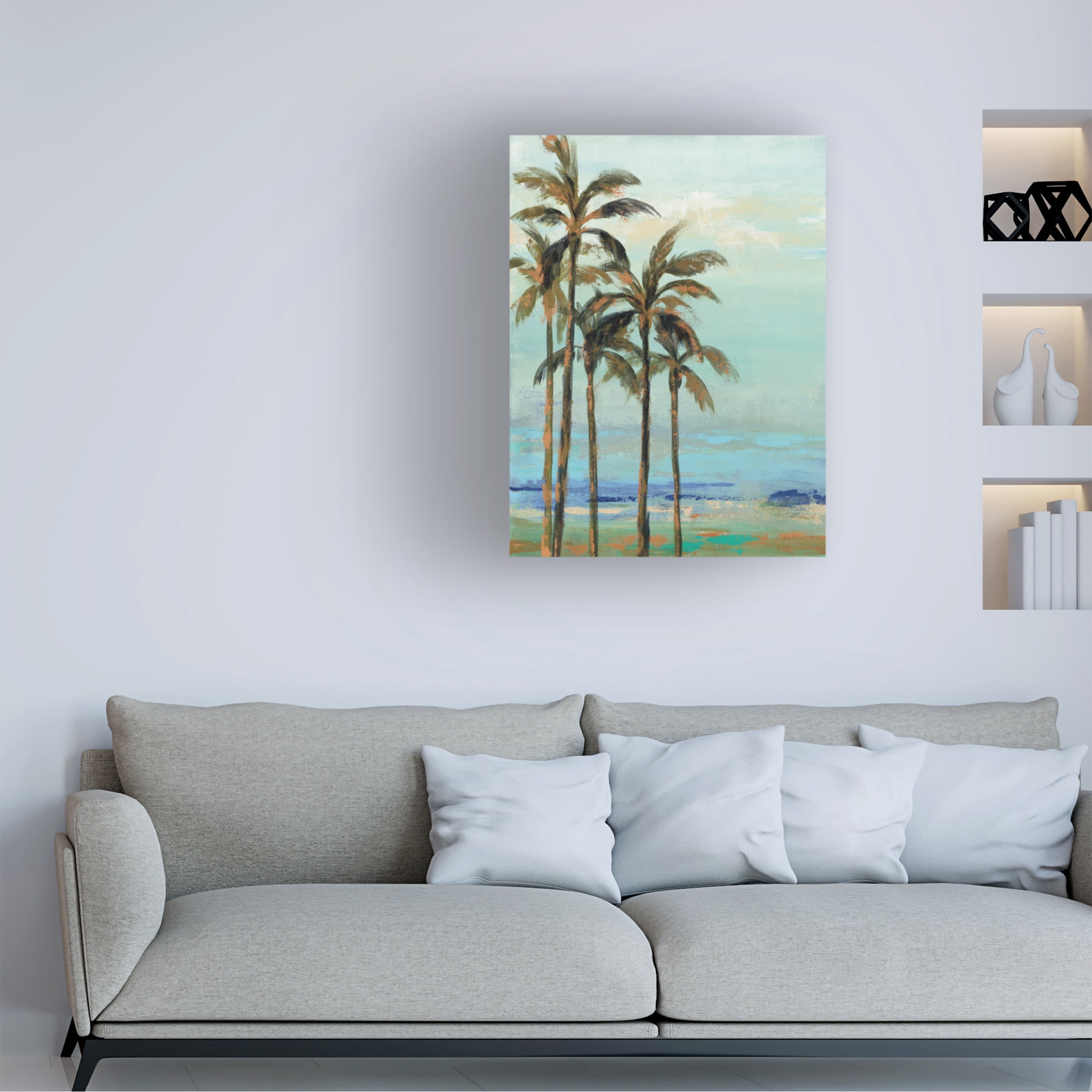 Trademark Fine Art 'Copper Palms II' Canvas Art by Silvia Vassileva