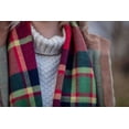thumbnail image 3 of Foxford Woolen Super Soft Irish Merino Scarf – Red/Green/Black, One size, 3 of 3