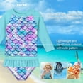 thumbnail image 3 of Ensemble de Maillot de Bain 2 Pièces à Manches Longues avec Protection Solaire UPF 50+ 2-8T, 3 of 6