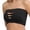 Black, variant on HXWCHs Strapless Bras for Women Hollow Out No- Bandeau Push Up Wireless | Breathable Seamless No Underwire Tube Top Bra Size: L Black