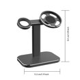 thumbnail image 4 of ZheElen Support de Charge de Table pour Montre Intelligente, Support de Chargeur Sans Fil pour Cellulaire, Noir, 4 of 6