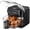 Black, variant on NutriChef 5.8 Qt Glass Air Fryer – 8-in-1 Digital Presets, Stainless Steel Design, Glass Fry Bowl with Flip-Up Safety Shield, Compact Air Fryer for Even Cooking (White)