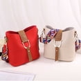thumbnail image 4 of Minnieouse Bolso bandolera para mujer, bolso de hombro con fecha, compras escolares, Picnic, viaje, teléfono móvil, cosméticos, bolso de mensajero para Bolsas de mensajero y de hombro Rojo Minnieouse AP012151-02, 4 of 6