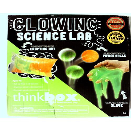Details about   Glowing Science Lab by Think Box Glow in the Dark Erupting Art Age 10+ 