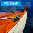 thumbnail image 6 of 3.46" Nylon Zig Zag Cleat Rope Tie Kayak Cleat for Marine Boat Deck, White, 6 of 6