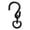 Black, variant on 360° Swivel Plant Hangers Heavy Duty Hanging Basket Hooks Rotating Ceiling Hooks for Plants Bird Feeders Outdoor Indoor Garden Decor Rust Resistant Metal Plant Hook Support Use, Black