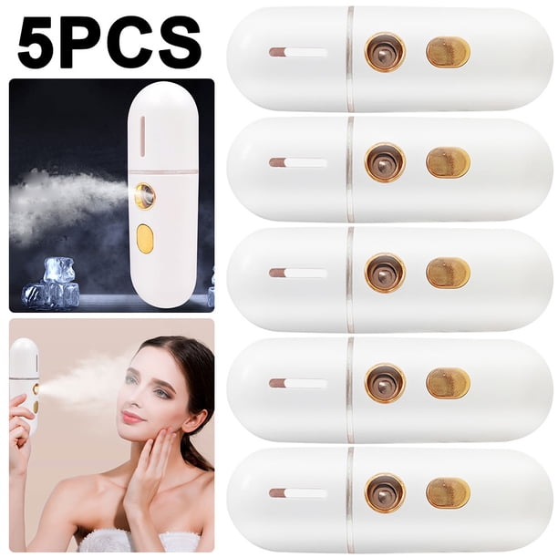 Dispositivo Nanohidratación Facial Vaporizador Facial Recargable Por USB Dispositivo Hidratación Portátil Humidificador (blanco)