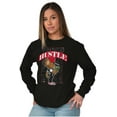 thumbnail image 5 of Urban Streetwear Hustle Teddy Bear Long Sleeve TShirt Men Women Brisco Brands S, 5 of 6