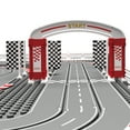 Micro Slot Car Racing Set Toy 187 Scale Large Track Set, Ages 5