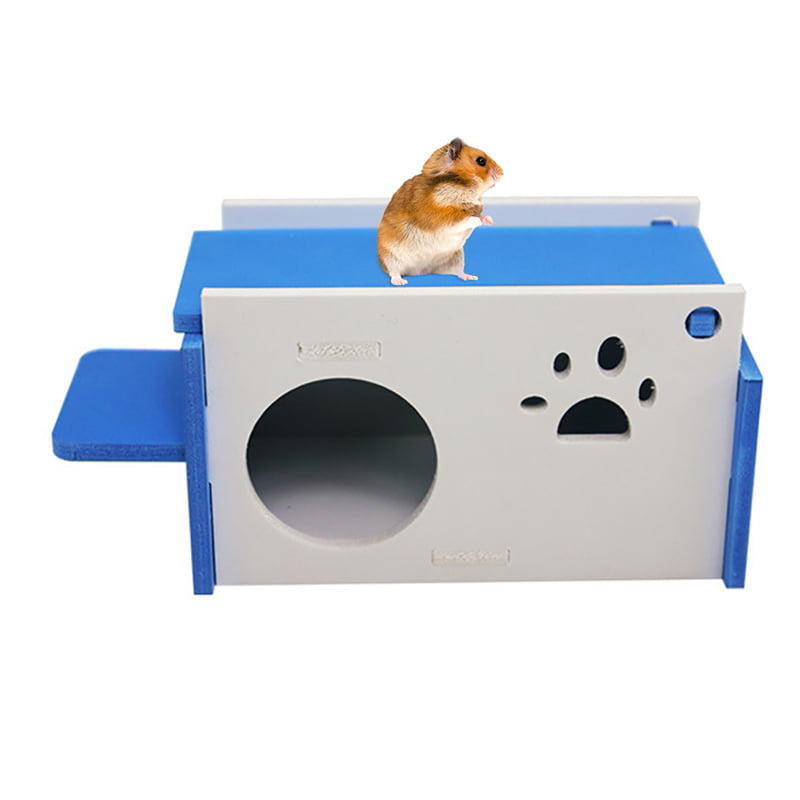 Wildgirl Small Pet House Multifunction DIY Building Toys Hamster Diverse Capsule Hideout 