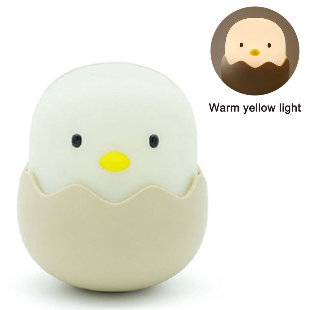 Cute Chick Led Night Light Baby Kids Children Toddler Nursery Lamp Touch Control 