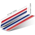 thumbnail image 2 of HSHDLDF Car Styling 3D Aluminum Epoxy National Flag Logo Emblem Sticker Metal Decal Badge Auto Exterior Accessory (France Silver), 2 of 3