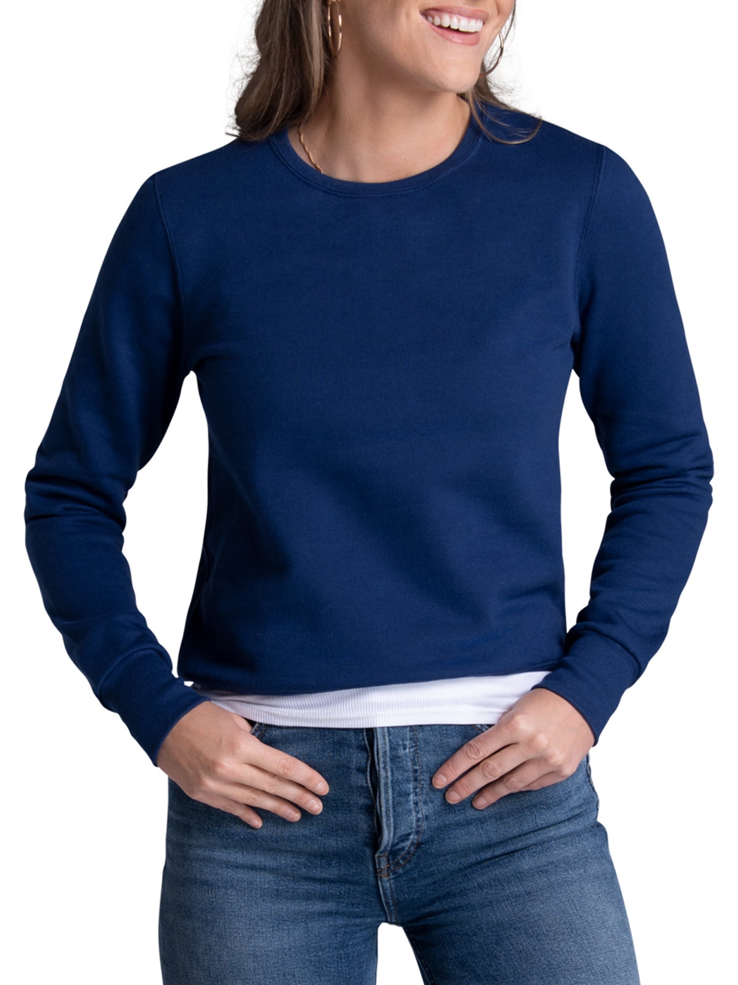 Fruit of the Loom Women's Eversoft Fleece Crewneck Sweatshirt
