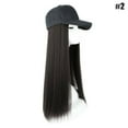 thumbnail image 3 of Perruque Cheveux Longs Chapeau Perruque Premium Aspect Naturel Perruque Cheveux Longs Raides pour Rendez-Vous Coiffure, 3 of 4